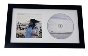 kehlani signed autographed blue water road framed cd cover display coa