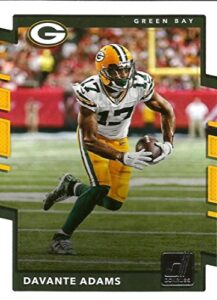 2017 donruss #77 davante adams green bay packers football card