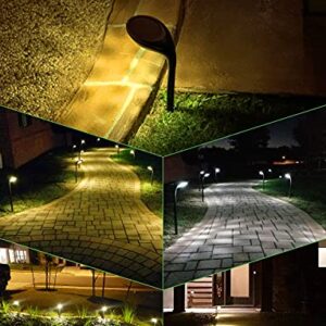 OSORD Solar Pathway Lights,【4 Pack】 Solar Outdoor Lights Pathway Bright High Lumen Waterproof with 2 Color Modes LED Path Lights Solar Powered, Garden Solar Landscape Lights for Sidewalk Walkway Yard
