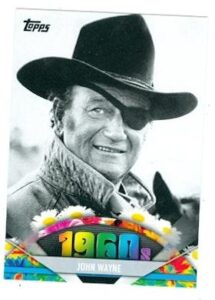 john wayne trading card (the duke actor) 2011 topps american pie #104