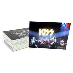 2001 kiss alive complete factory trading card set (72 cards)