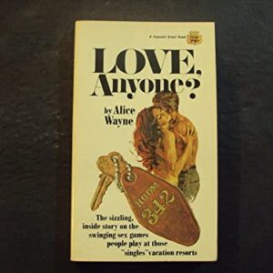 Love, Anyone? pb Alice Wayne 1st Fawcett Crest Print 1/70