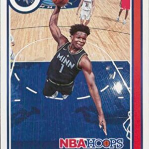 2021-22 Panini NBA Hoops #151 Anthony Edwards Minnesota Timberwolves Official NBA Basketball Card in Raw (NM or Better) Condition