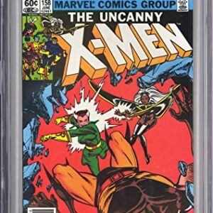 Uncanny X-Men 158 CGC 9.4 1982 4180289014 Newsstand 1st Rogue in X-Men Marvel Key