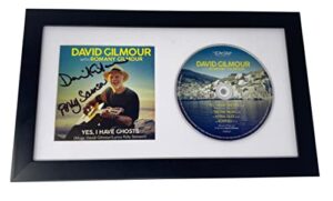 david gilmour signed yes i have ghosts framed cd cover display pink floyd coa