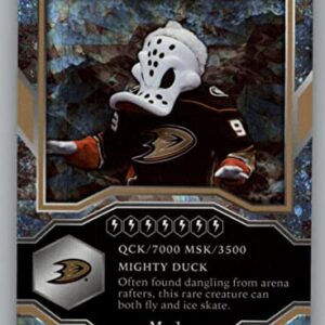 2021-22 Upper Deck MVP Mascot Gaming Cards Sparkle #M-1 Wild Wing Anaheim Ducks Official NHL Hockey Card in Raw (NM or Better) Condition