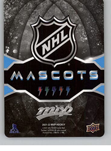 2021-22 Upper Deck MVP Mascot Gaming Cards Sparkle #M-1 Wild Wing Anaheim Ducks Official NHL Hockey Card in Raw (NM or Better) Condition