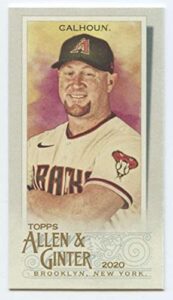 2020 allen and ginter mini a&g back #224 kole calhoun arizona diamondbacks baseball card