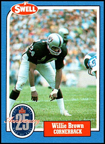 Football NFL 1988 Swell Greats #35 Willie Brown Raiders