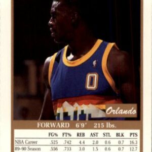 1990 SkyBox Basketball Card (1990-91) #382 Orlando Woolridge