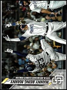 2020 topps series 1 baseball #15 fernando tatis jr./manny machado manny being manny san diego padres official mlb trading card