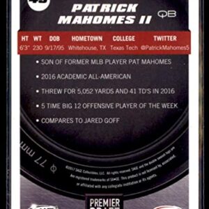 2017 Sage Hit #43 - In Focus - Patrick Mahomes II