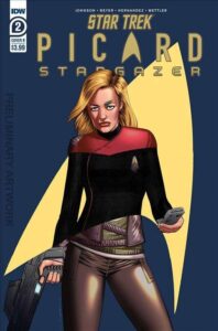 star trek: picard-stargazer #2b vf/nm ; idw comic book