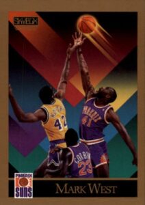 1990 skybox basketball card (1990-91) #230 mark west