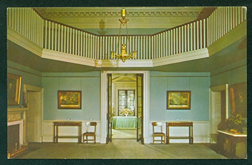 Entrance Hall of Monticello Home of Thomas Jefferson Charlottesville Virginia VA Postcard