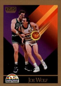 1990 skybox basketball card (1990-91) #381 joe wolf