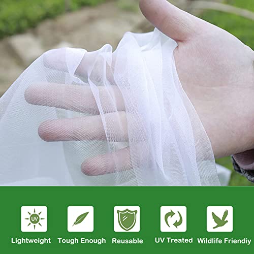 Garden Netting 4ftx10ft Mosquito Netting, Plant Covers Netting for Plant Protecting/Vegetable/Flowers Garden Netting Pest Barrier