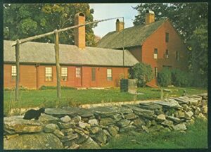 nathan hale homestead coventry connecticut american revolution home vintage postcard