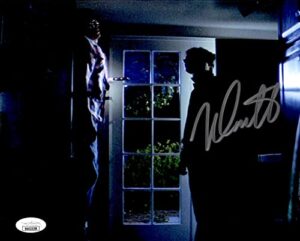 nick castle autographed signed 8×10 photo halloween jsa coa michael myers