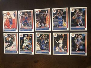 2021-22 panini nba hoops new york knicks team set includes rookies (hand collated) of 10 cards: #29 kemba walker new york knicks #39 evan fournier new york knicks #127 julius randle new york knicks #137 rj barrett new york knicks #157 mitchell robinson ne
