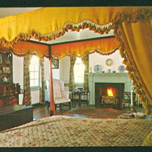 Mary Washington's Bedroom Mother of George Washington Fredericksburg Virginia VA Interior Postcard