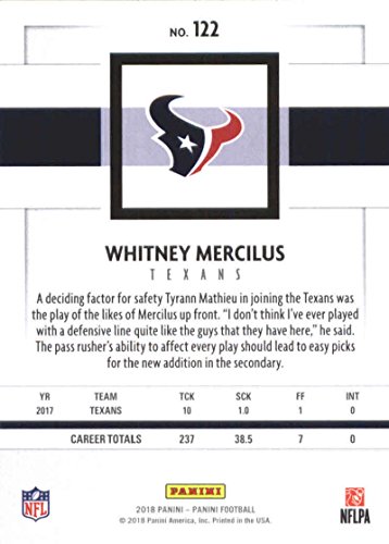 2018 Panini Whitney Mercilus #122 NM Near Mint Houston Texans