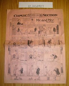 herald mail comic section – december 10, 1927 – halifax canada – mr and mrs ; newspaper