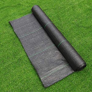 ALTRUISTIC Weed Barrier Landscape Control Fabric (4FTX100FT),Heavy Duty 125gsm Outdoor Ground Cover Garden Weed Block Nonwoven Landscaping Fabric