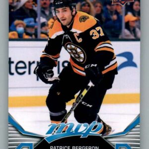 2022-23 Upper Deck MVP #109 Patrice Bergeron Boston Bruins NHL Hockey Trading Card