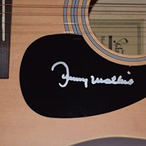 Johnny Mathis Signed Autographed Full Size Acoustic Guitar "CHANCES ARE" COA