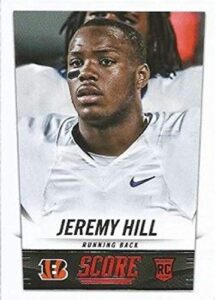 2014 score rookies #383 jeremy hill bengals nfl football card (rc – rookie card) nm-mt
