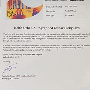 Keith Urban Signed Autographed Full Size Acoustic Guitar Country Star ACOA COA