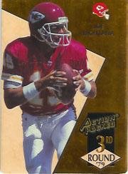 1993 action packed #216 joe montana near mint/mint