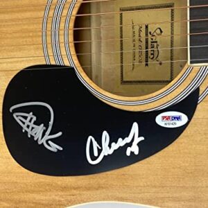 Cheech & Chong Signed Full Size Acoustic Guitar Tommy Up In Smoke Marin PSA COA