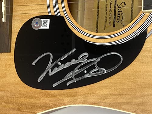 Vince Gill Signed Autographed Full Size Acoustic Guitar Country Star Beckett COA