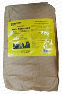 blueberry bush granular sulfur fertilizer ( soil acidifier ) – 50 lbs..