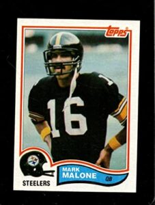 football nfl 1982 topps #215 mark malone nm rc rookie steelers