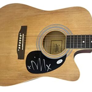 Tim McIlrath Signed Autographed Full Size Acoustic Guitar Rise Against ACOA COA