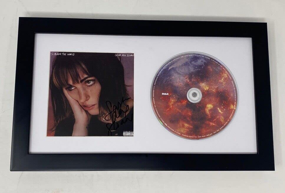 Sasha Alex Sloan Signed Autographed I Blame The World Framed CD Display COA