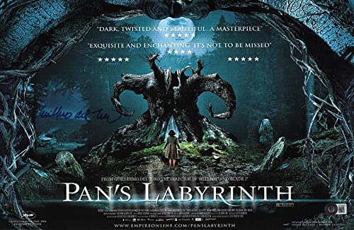 Guillermo Del Toro Signed Pan's Labyrinth 11x17 Movie Poster Beckett COA