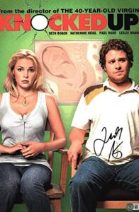 judd apatow signed autographed knocked up 11×17 movie poster photo beckett coa