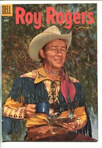 roy rogers #91-1955- photo cover-king of the cowboys-print error issue-vg