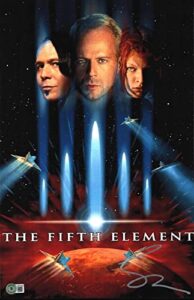 gary oldman signed autographed the fifth element 11×17 movie poster beckett coa