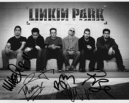 Linkin Park full band reprint signed autographed 8x10 photo #1 Chester Bennington