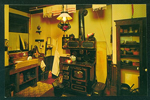 19th Century Kitchen Provincial Museum BC Canada Interior Postcard