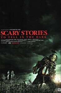 guillermo del toro signed scary stories to tell in the dark 11×17 poster bas coa