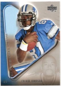 2007 upper deck nfl players rookie premiere 15 # calvin johnson (rc) – detroit lions – football card