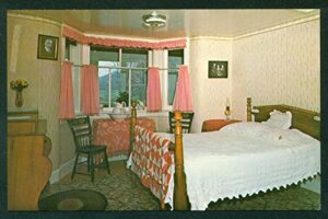 president coolidge birthplace plymouth vermont vt interior vintage postcard