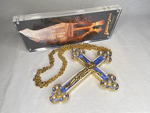 Indiana Jones, Cross of Coronado, Solid Metal, Gold, Real Prop Replica, Acrylic Display Plaque, Signed, Numbered, Limited Edition