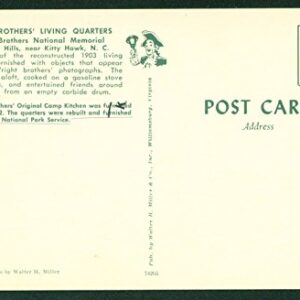 Wright Brothers Living Quarters Camp Kitchen Early Flight Kitty Hawk North Carolina Postcard